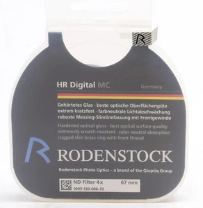 Rodenstock Neutral Density (ND) 2 fstop (x4) 67mm HR  MC Filter NEW OLD STOCK - Picture 1 of 2