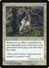 Sacred Ground X (4) MTG Stronghold Excellent/NM  (RG) 4RCards