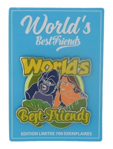 Disneyland Paris World's Best Friends Tarzan & Turk Disney Trading Pin Brandneu - Bild 1 von 2