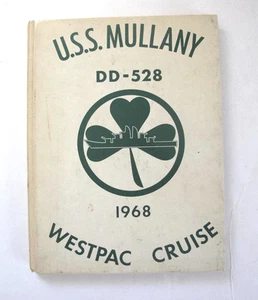USS MULLANY DD-528 1968 WESTPAC VIETNAM CRUISE BOOK FINAL TOUR - Picture 1 of 5