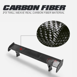 For BMW F82 M4 REVGTS Style Carbon Fiber Rear Spoiler Fibre Trunk Wing Splitter - Picture 1 of 12