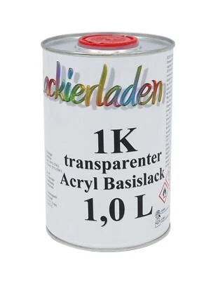 1K Converter 2:1 (transparenter 1K Basislack) 1,0 L | BC Lack transparent farblo - Bild 1 von 4