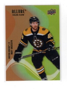 2022/23 Upper Deck Allure Color Flow Orange Yellow #SF-8 Matt Grzelcyk