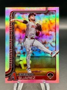2025 Topps Series 1 - Eugenio Suarez Rainbow Foil #328 Diamondbacks - Picture 1 of 2