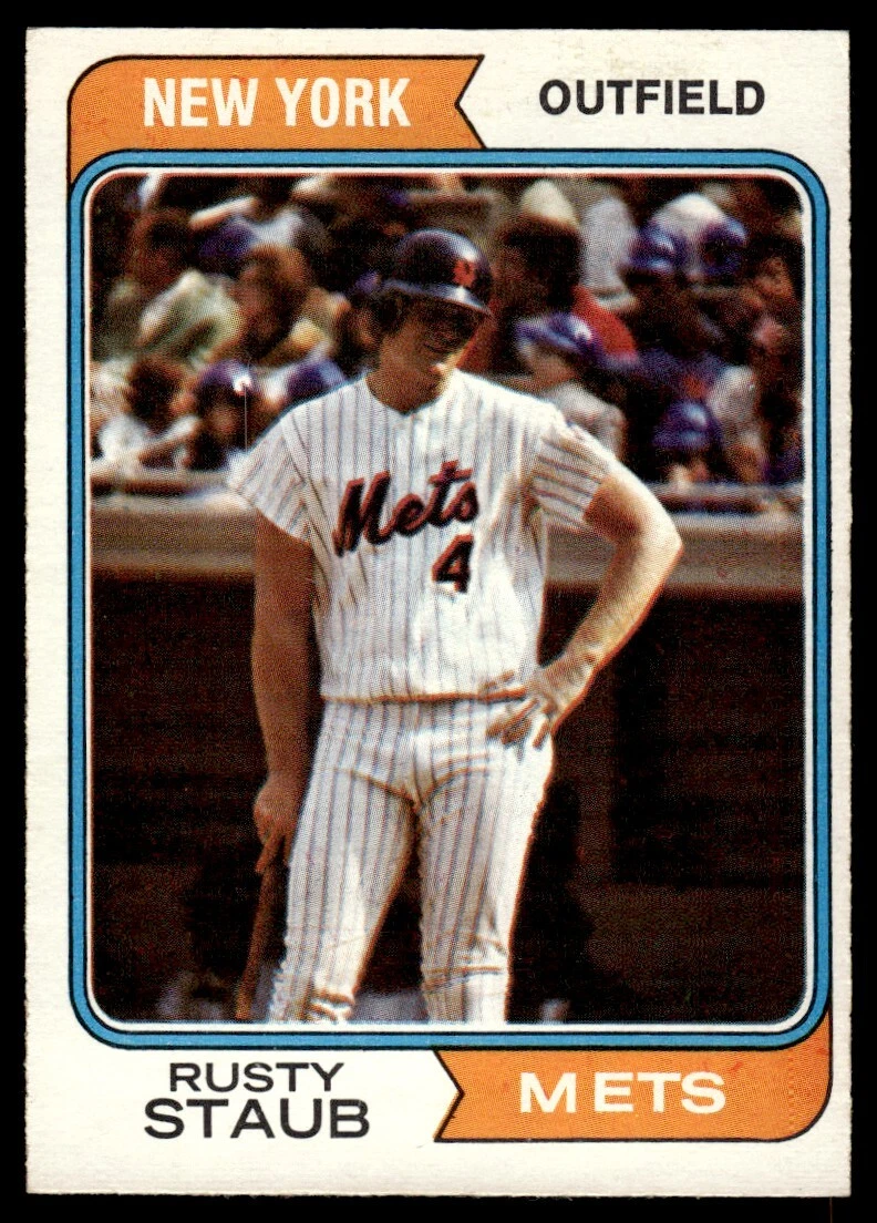 1974 O-Pee-Chee Rusty Staub New York Mets #629