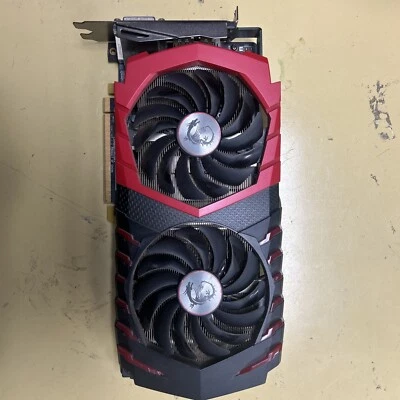 MSI Gaming X Radeon RX580 Video Graphics Card VR Ready 8GB GDDR5 AMD 2 HDMI Port - Image 1 of 3
