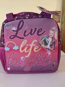 JoJo Siwa Lunch Tote Bag Insulated Girls Single Compartment Nickelodeon - Picture 1 of 8
