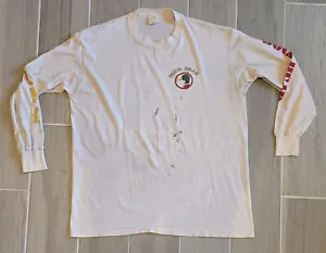 Vintage Sportswear Duck Head T-Shirt Mens Large L/S USA Sheer Thrashed 80's - Picture 1 of 17
