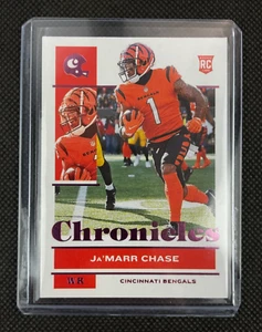JaMarr Chase 2021 Panini Chronicles Pink Parallel RC Rookie #17 Bengals 🔥 - Picture 1 of 2