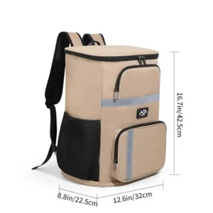 NNEDSZ Insulated Cooler Backpack - Portable Outdoor Picnic and Beverage Bag with - Bild 1 von 5