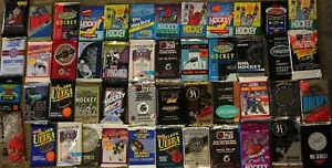 Tarjetas de hockey selladas de fábrica paquetes sin abrir 120 más tarjetas por pedido 1988-1995 - Imagen 1 de 1