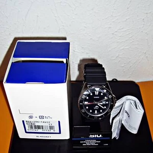 【NEW】CASIO MDV106-1A ANTI-REVERSE BEZEL ANALOG BLACK MEN'S WATCH - Picture 1 of 4
