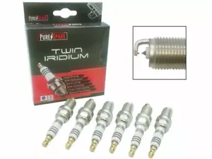 6x Twin Iridium Upgrade Spark Plugs Fits Jeep Cherokee (XJ) 4.0 - Imagen 1 de 6