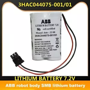 1X 3HAC044075-001/01 7.2V SMB Battery for ABB Robot CPU ABBTA521 ABB3HAC16831-1 - Picture 1 of 8
