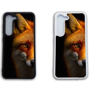 Printed Silicone Clip On Mobile Phone Case Cover Gift Original Fox Animals Cool - Picture 1 of 9