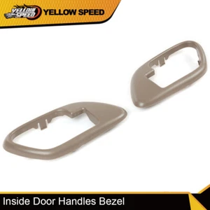 1 par de manijas de puerta interior bisel izquierdo y derecho apto para camioneta Chevy GMC 95-99 - Imagen 1 de 9