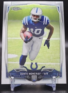 DONTE MONCRIEF 2014 TOPPS CHROME INDIANAPOLIS COLTS ROOKIE CARD RC 1997 - Bild 1 von 2