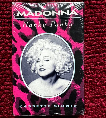MADONNA HANKY PANKY CASSETTE TAPE SEALED SINGLE PROMO HYPE STICKER DICK TRACY LP - Image 1 of 4