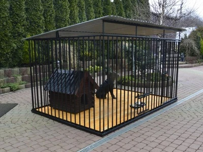 Verstärkter Hundezwinger mit Holzboden 3 x 2 x 1,71 m * ZW016 * Zwinger * NEU! - Bild 1 von 4