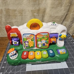 Vtech Discovery Kindergarten Bauernhof elektronisches Lernen interaktive Musik Lichter funktioniert - Bild 1 von 7