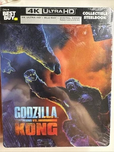 NEU SEALED Godzilla vs. Kong - 2021 4K & Blu-ray Best Buy Exclusive Steelbook - Bild 1 von 7