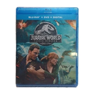 Jurassic World: Fallen Kingdom Blu-ray + DVD + Digital - New Factory Sealed - Picture 1 of 2