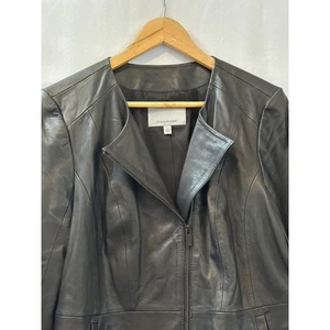 Women’s Classiques Entrier Leather Jacket Size L - Picture 1 of 8
