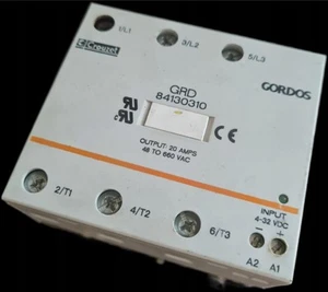 Crouzet GRD 84130310 Halbleiterrelais 20A 48-660VAC Steuerung 4-32VDC Eingang - Bild 1 von 3