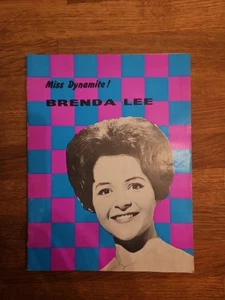 Original 1963 Brenda Lee Concert Programme - Imagen 1 de 7