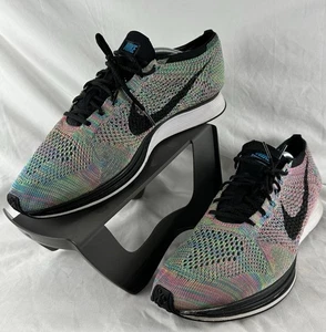Nike 526628-304 Flyknit Racer scarpe da corsa uomo corsa allenamento corsa mesh US 12 - Foto 1 di 16