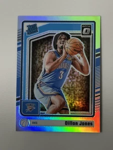2024-25 Donruss Optic Dillon Jones SILVER PRIZM HOLO RC ROOKIE Thunder - Picture 1 of 2