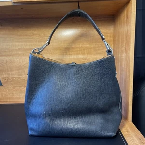 Bolso de Hombro Hobo Dooney & Bourke Cuero Guijarro Negro Bolso Cartera Italia - Imagen 1 de 15