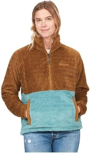 Pullover Marmot Homestead 1/2 cremallera polar para mujer - M - azul agave avellana - Imagen 1 de 6