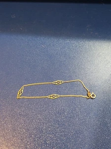 14K Yellow Gold 6.5 Inch Bracelet 1.0g - Picture 1 of 3