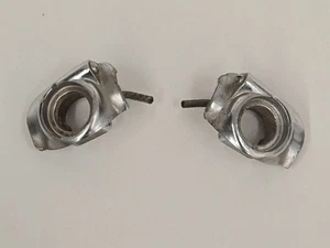 1953 1954 Chevrolet Chevy Car PAIR Windshield Wiper Transmission Trims Bezels - Picture 1 of 3