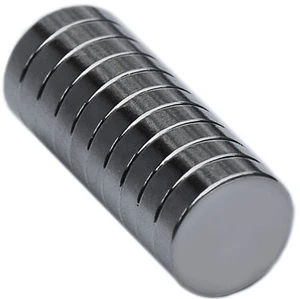 10 Neodymium Magnets 12 x 3 mm Disc N48 Rare Earth - Picture 1 of 1