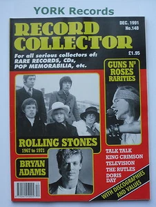 RECORD COLLECTOR MAGAZINE - Issue 148 December 1991 - Stones / Guns 'n Roses - Picture 1 of 1