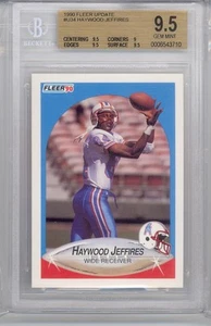 1990 Fleer Update Hayword Jeffires (Rookie Card) (#U-34) BGS9.5 BGS - Picture 1 of 1