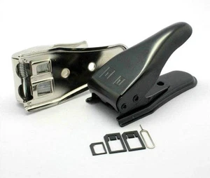 New 2 iN 1 Dual Micro & Nano Sim Cutter For iPhone 4 4S 5 5s iPad Samsung Nokia - Picture 1 of 8