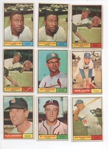 1961 Topps Baseball you pick