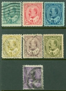 EDW1949SELL: CANADA 1903-8 Scott #89-95 suono finemente usato. Catalogo $252 - Foto 1 di 2