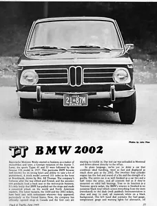 BMW 2002 - Original seltener Straßenprüfartikel 1969 - Bild 1 von 1