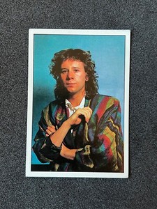 1989 Jim Kerr Simple Minds ROOKIE Spanish Card #134 Panini Pop Stars Smash Hits