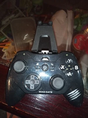 NICE MAD CATZ C.T.R.L.S BLUETOOTH CONTROLLER/GAMEPAD, IOS 8/iPad/IPHONE,Black,VG - Image 1 of 4