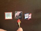 AUTHENTIC USA TORCH OLYMPIC 2004 SUMMER OLYMPICS PIN ATHENS, GREECE PLUS OTHERS