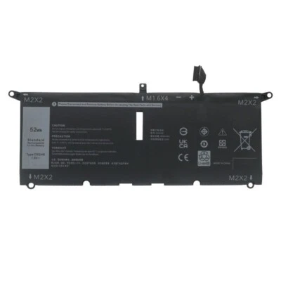 Batería DXGH8 para Dell XPS 13 9370 9380 Latitude 3301 G8VCF 0H754V 52WH 7.6V EE. UU. Foto 1 de 4