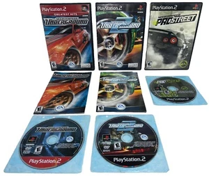 Need for Speed Underground 1 + 2 + Pro Street Combo Set 2 Sony PS2 Complete CIB - Picture 1 of 21