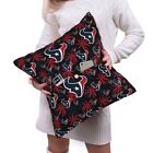 2Pcs Houston Texans Linen Decorative Throw Pillow 16-20In, With Pocket