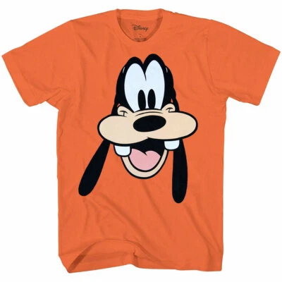 Camiseta Disney Goofy Face Big Smile Naranja Foto 1 de 2