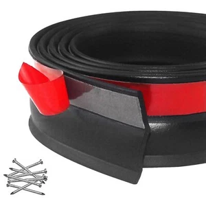 Sello universal para puerta de garaje puerta de garaje tira de sello de goma repuesto impermeable - Imagen 1 de 7
